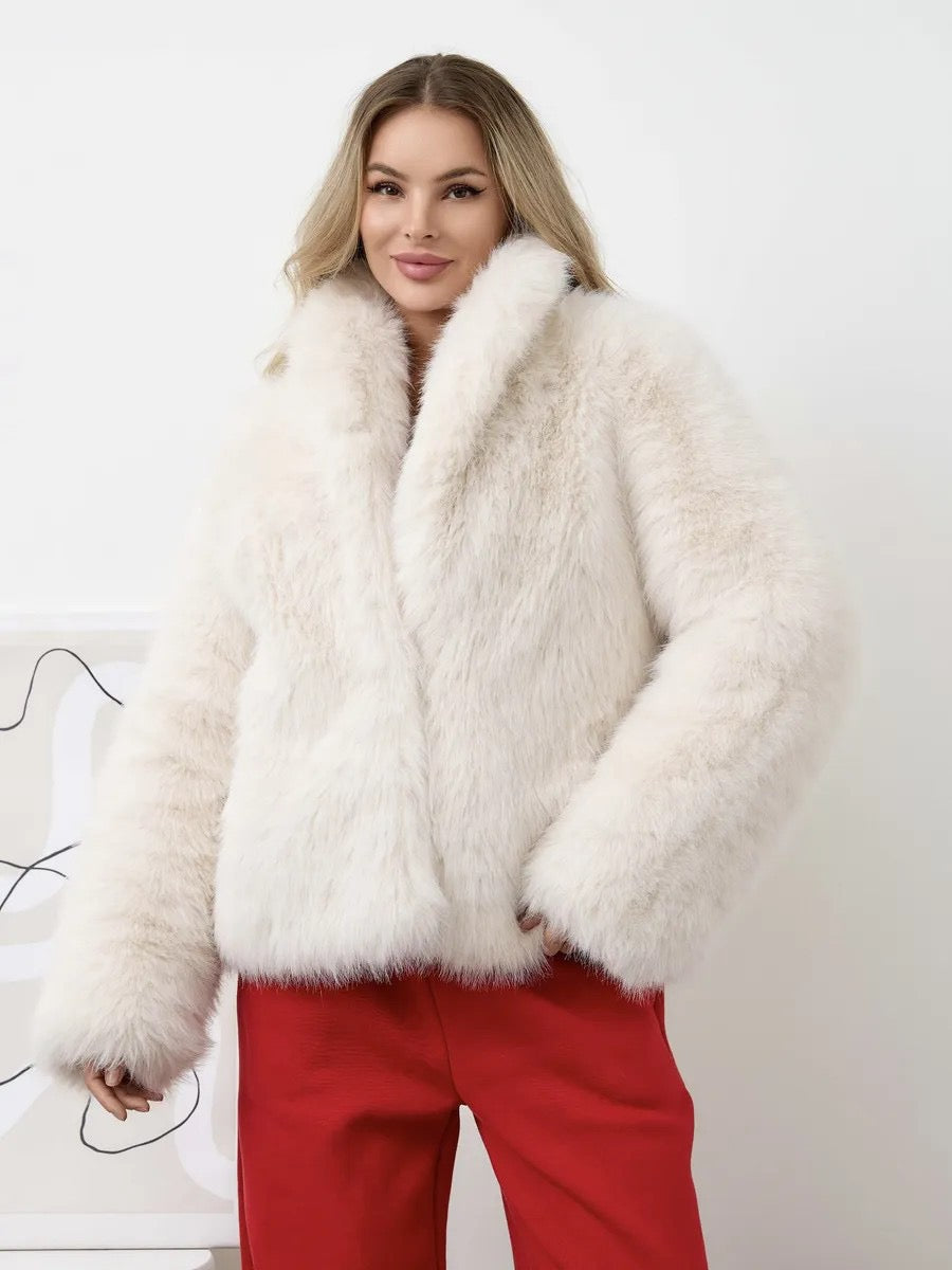 Elegant Faux Fur Winter Jacket