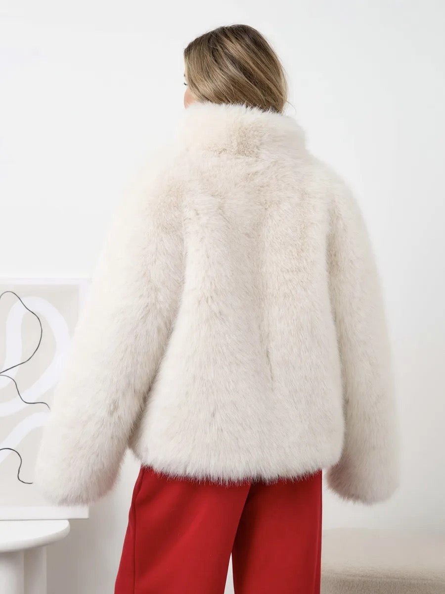 Elegant Faux Fur Winter Jacket
