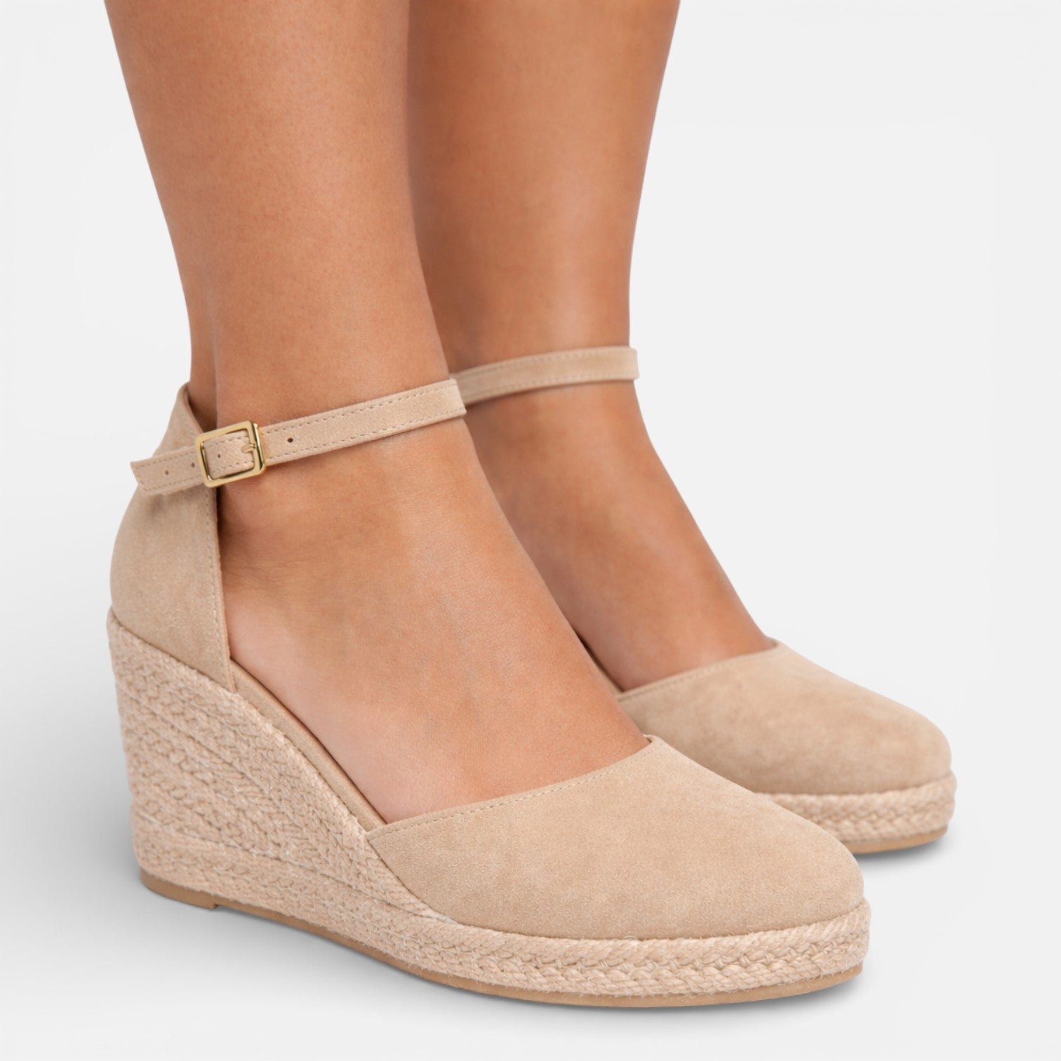 Women’s Comfortable Wedge Sandals Closed Toe Ankle Strap