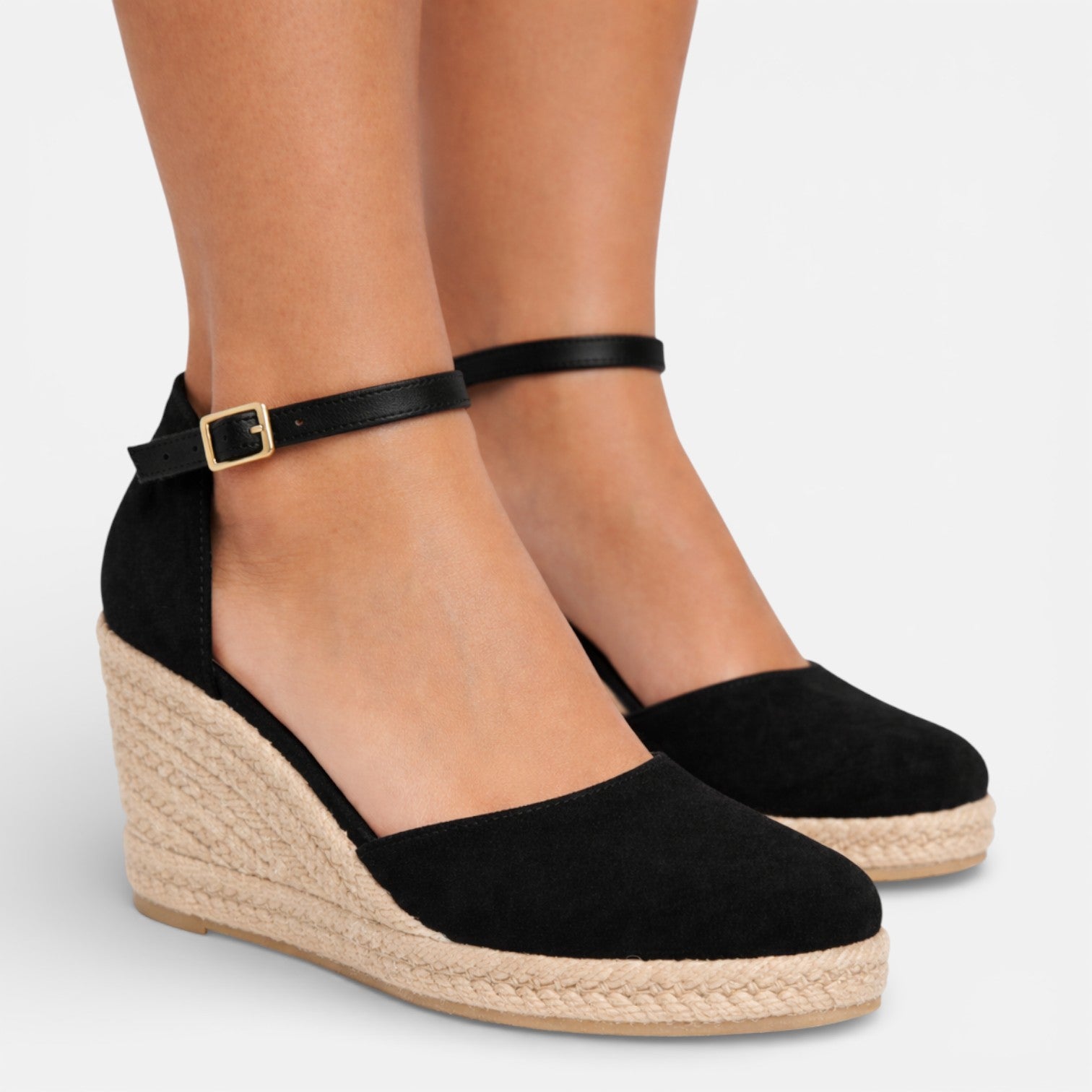 Women’s Comfortable Wedge Sandals Closed Toe Ankle Strap