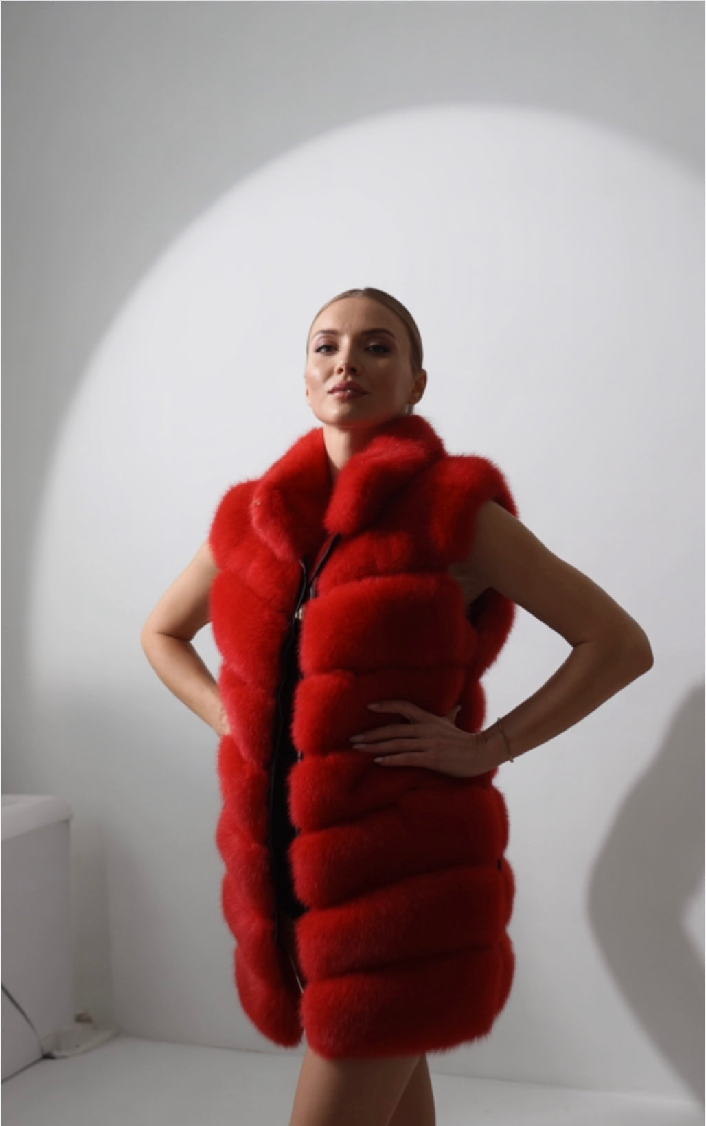 Women's Faux Fur Fashion Style Vest Jackets - Sofia Maris