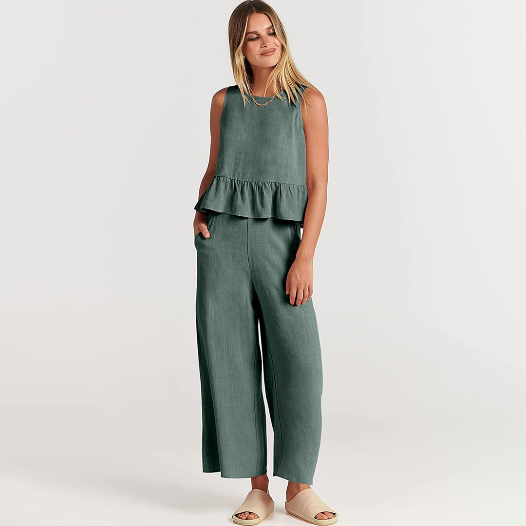 Rosanne - Two-Piece Jumpsuit Dress Stylish and Versatile