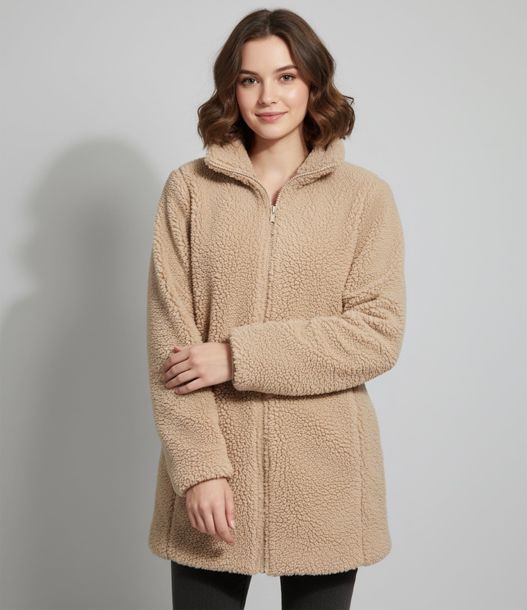 Sofia Maris Women’s Cozy Wool Coat – Classic Cozy Comfort - Sofia Maris