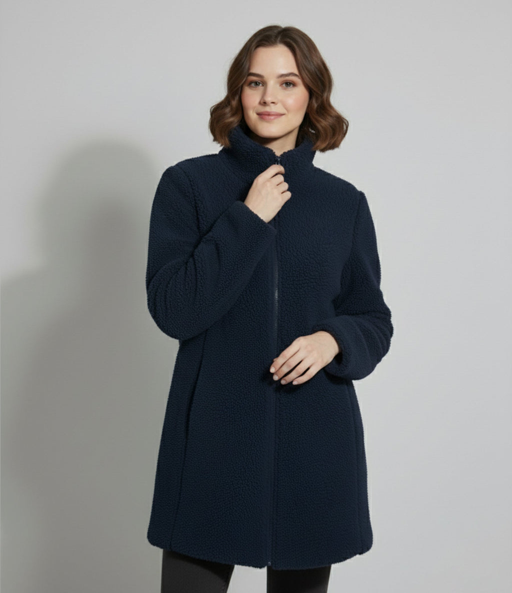 Sofia Maris Women’s Cozy Wool Coat – Classic Cozy Comfort - Sofia Maris