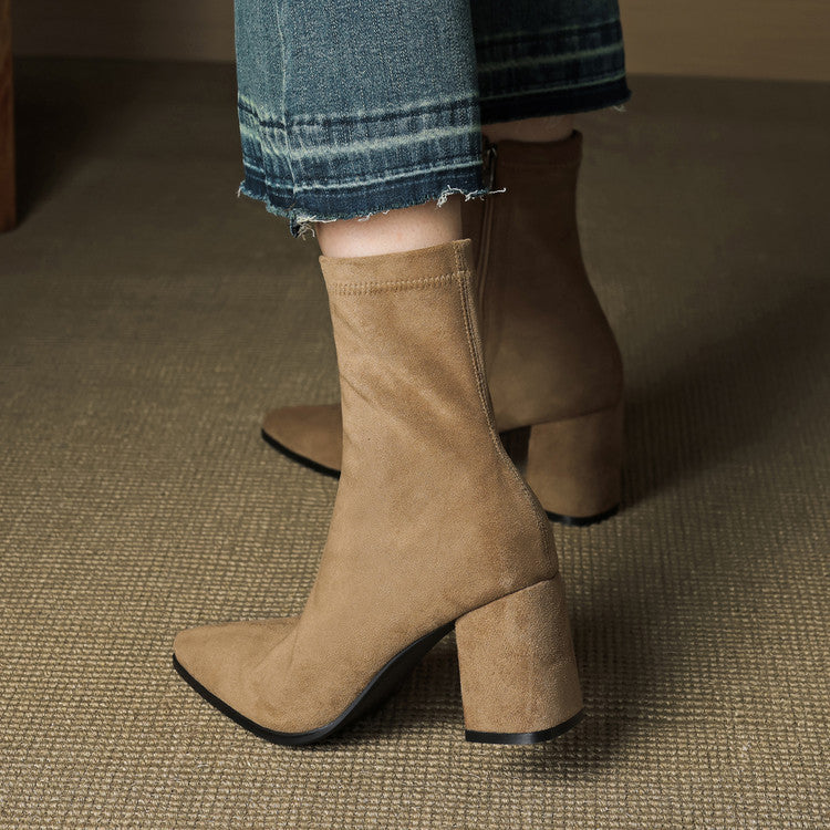 Sofia Maris | Suede Knee High Boots