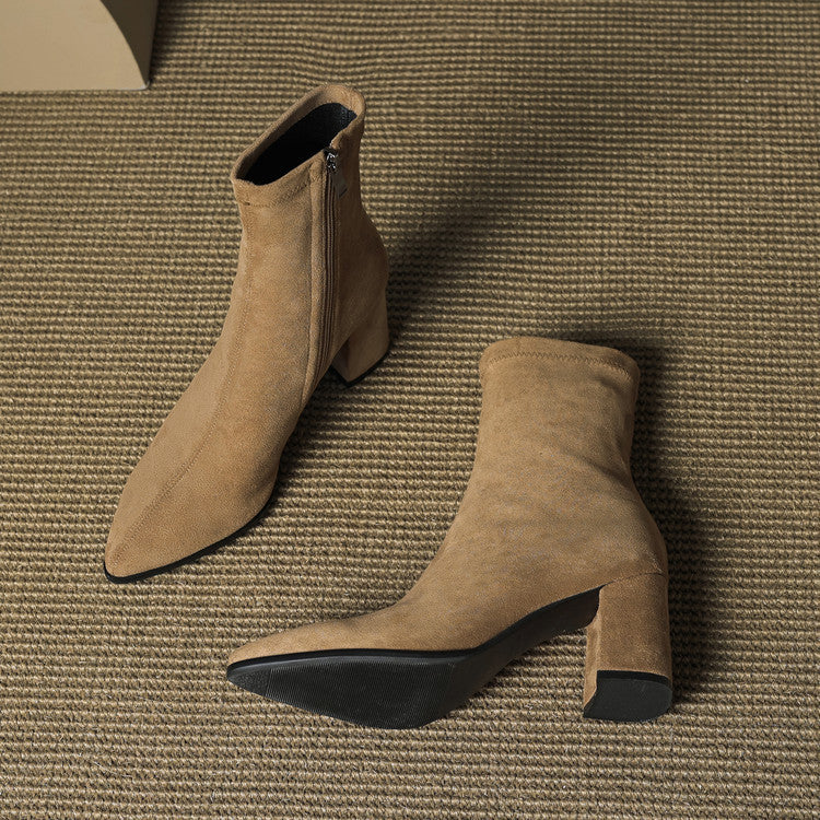 Sofia Maris | Suede Knee High Boots