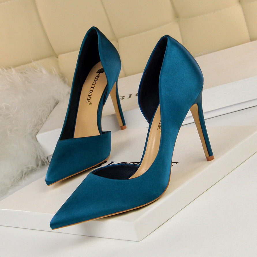 Elegant Ladies Open Toe Stiletto Heels with Chic and Stylish Pointed Design