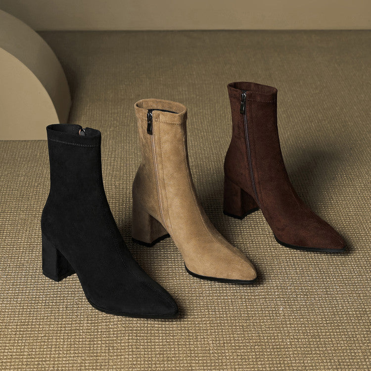 Sofia Maris | Suede Knee High Boots