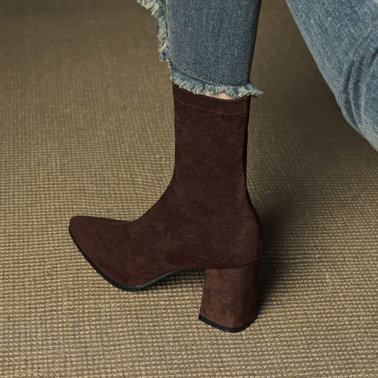 Sofia Maris | Suede Knee High Boots