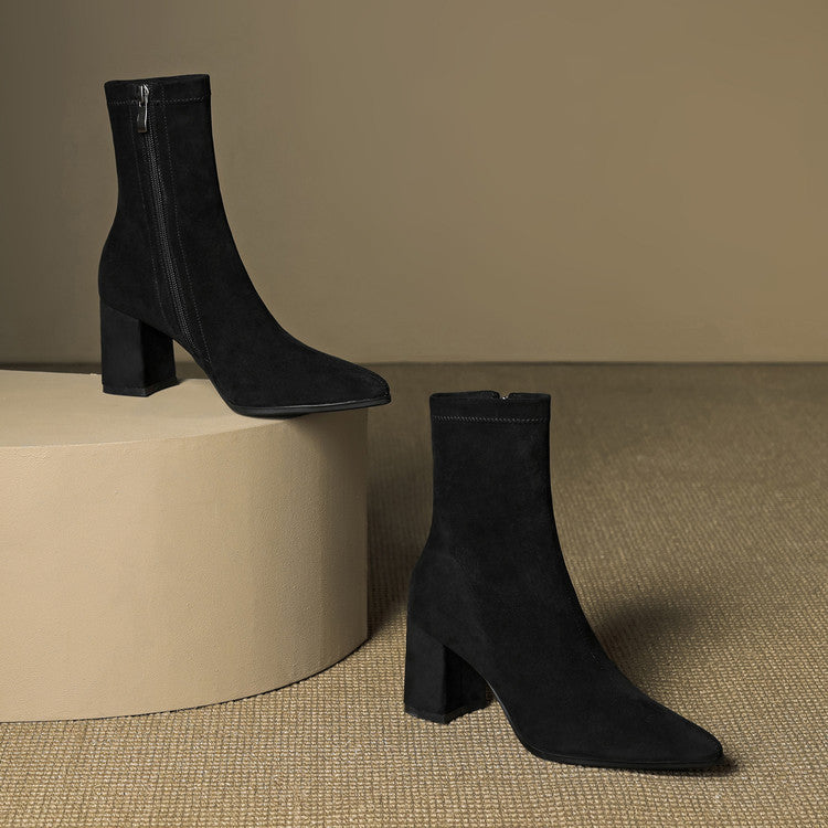 Sofia Maris | Suede Knee High Boots