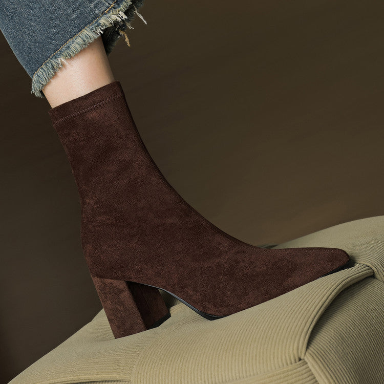 Sofia Maris | Suede Knee High Boots