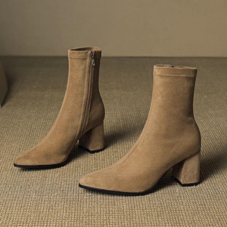 Sofia Maris | Suede Knee High Boots