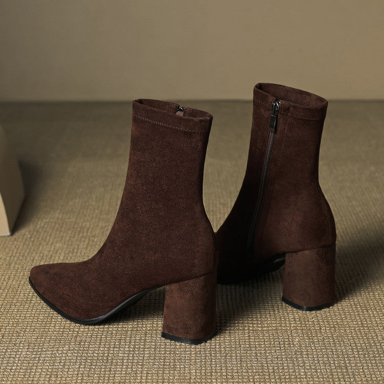 Sofia Maris | Suede Knee High Boots
