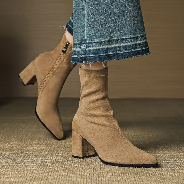 Sofia Maris | Suede Knee High Boots