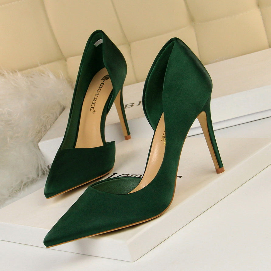 Elegant Ladies Open Toe Stiletto Heels with Chic and Stylish Pointed Design