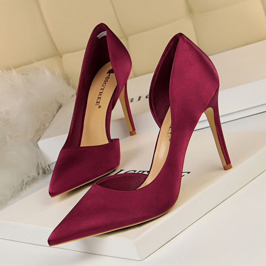 Elegant Ladies Open Toe Stiletto Heels with Chic and Stylish Pointed Design