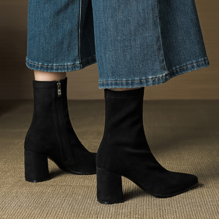 Sofia Maris | Suede Knee High Boots