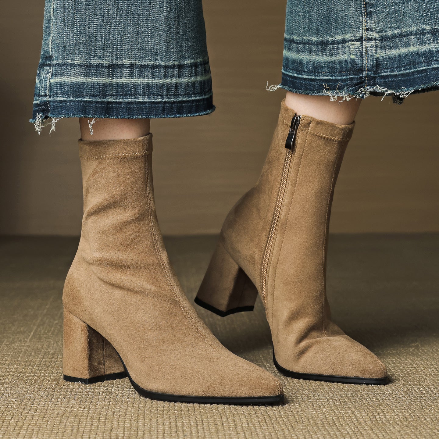 Sofia Maris | Suede Knee High Boots