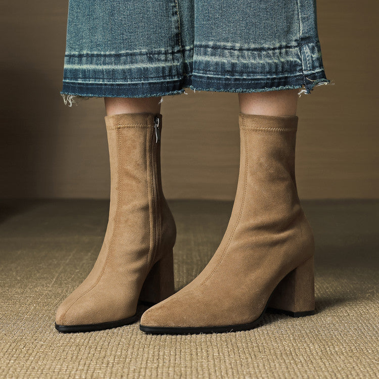 Sofia Maris | Suede Knee High Boots