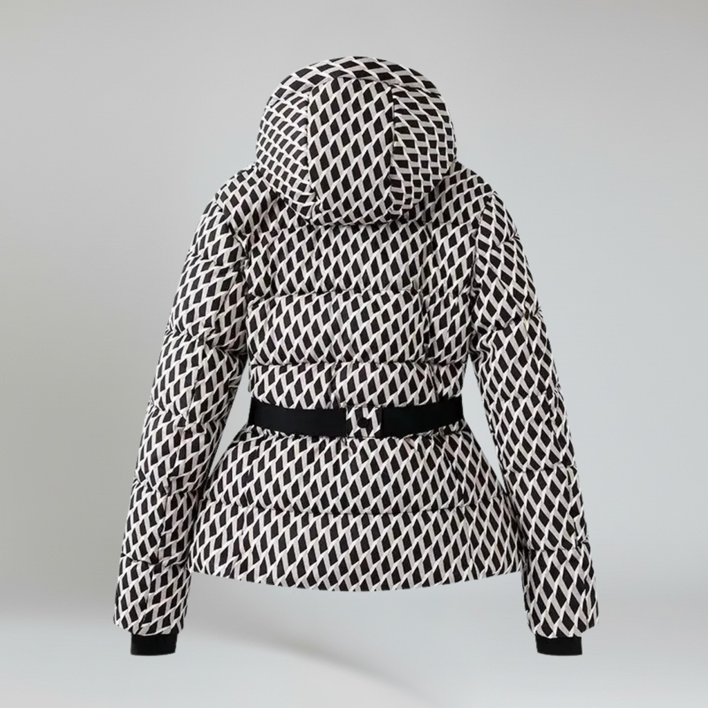 Padded Parka Coat – Hooded Design – Stylish Winter Jacket for Women