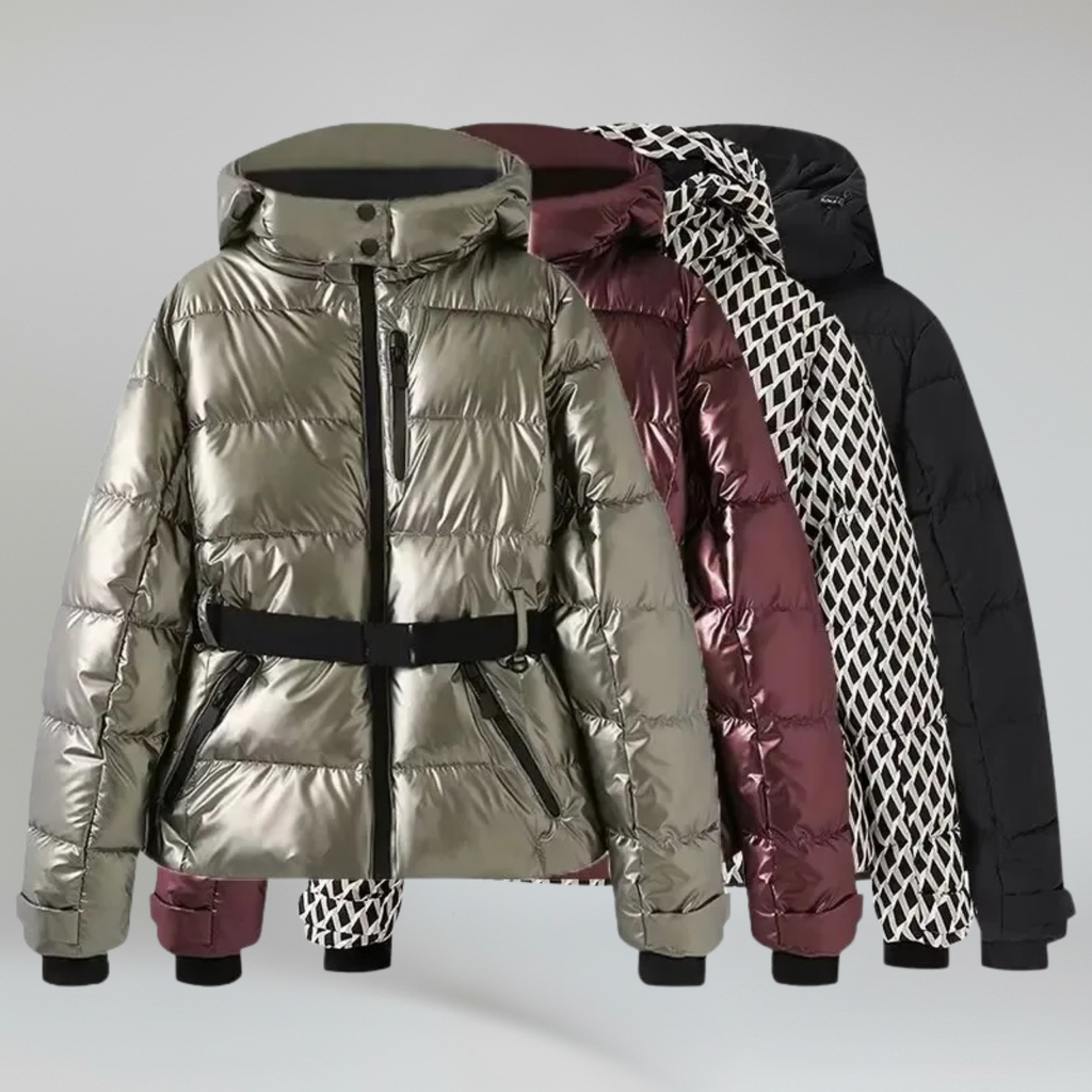 Padded Parka Coat – Hooded Design – Stylish Winter Jacket for Women