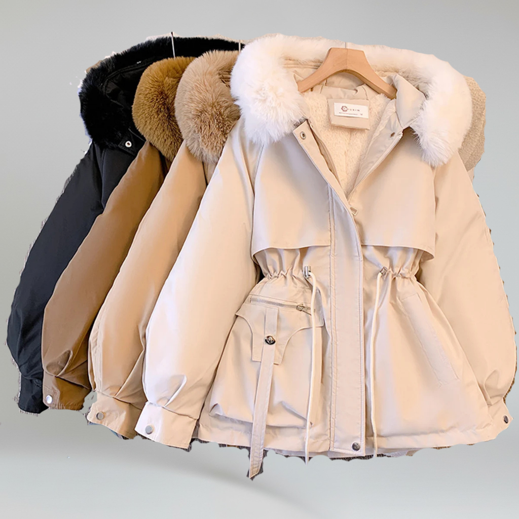 Puffer Jacket – Hooded Design – Casual Winter Style for Women
