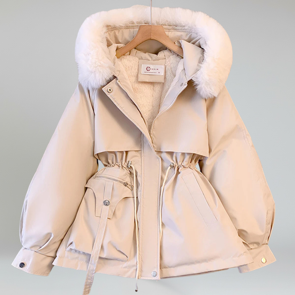 Puffer Jacket – Hooded Design – Casual Winter Style for Women