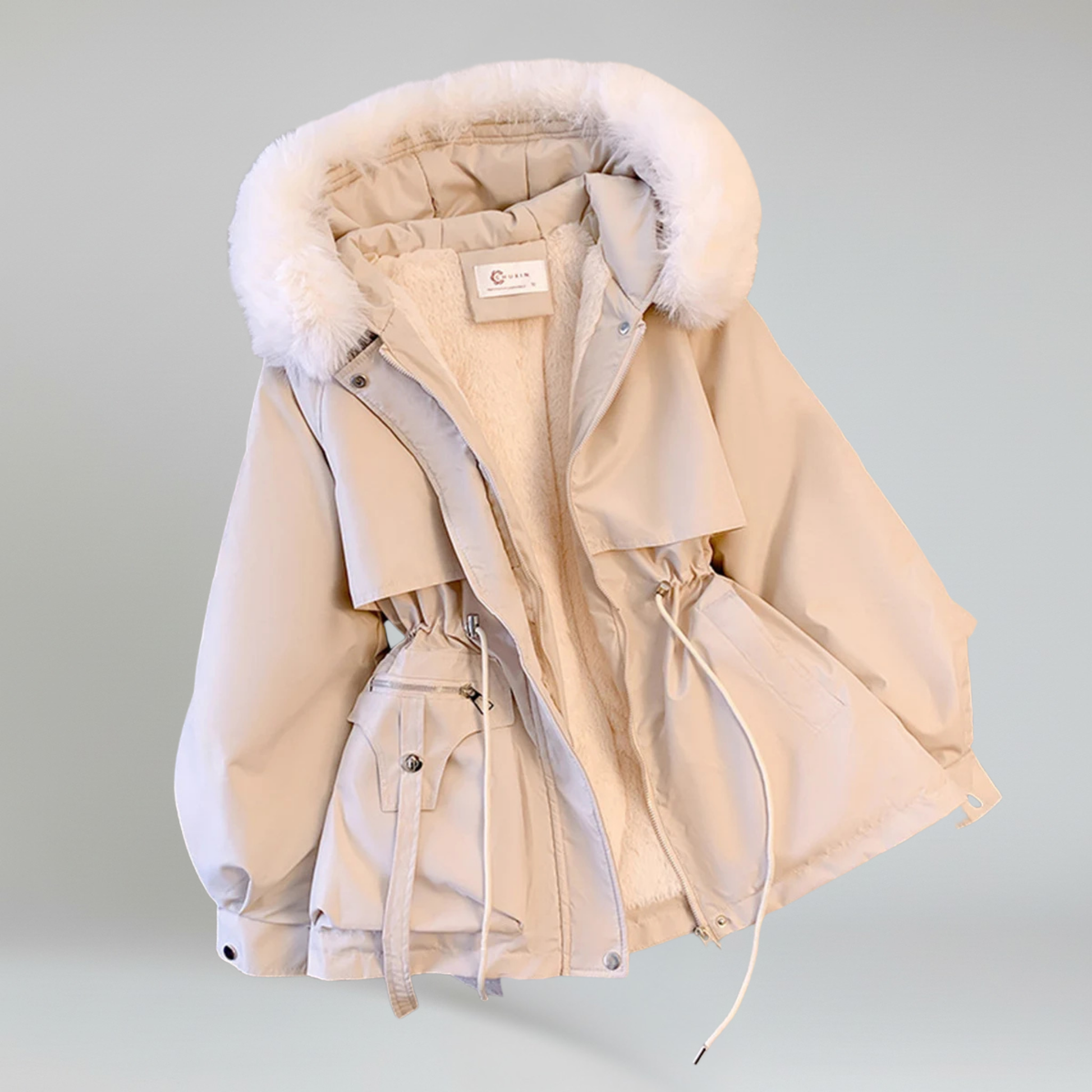 Puffer Jacket – Hooded Design – Casual Winter Style for Women