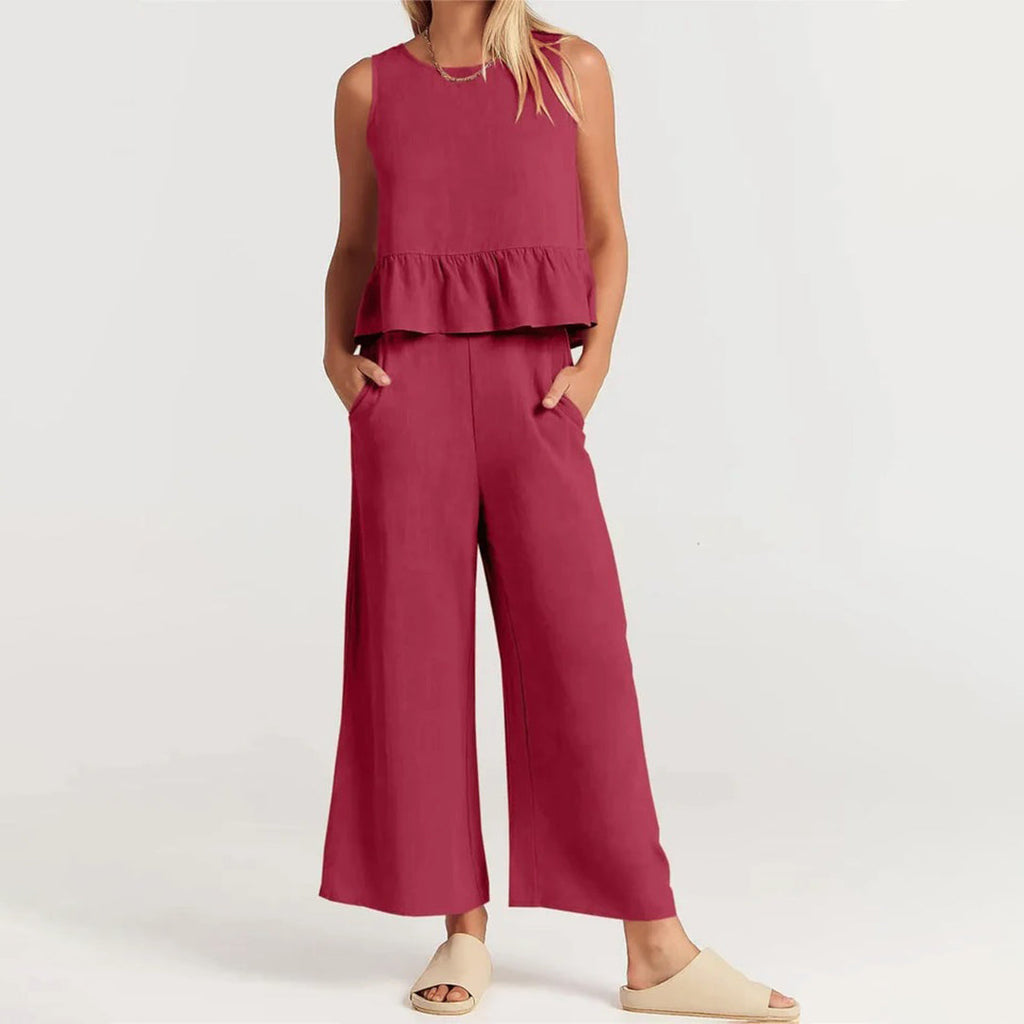 Rosanne - Two-Piece Jumpsuit Dress Stylish and Versatile