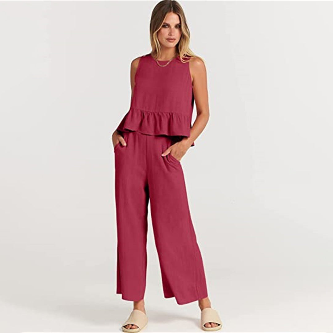 Rosanne - Two-Piece Jumpsuit Dress Stylish and Versatile