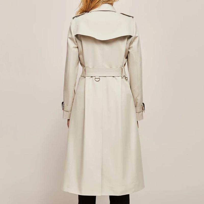 Isla Relaxed Fit Trench Coat | Button Front Belted Coat