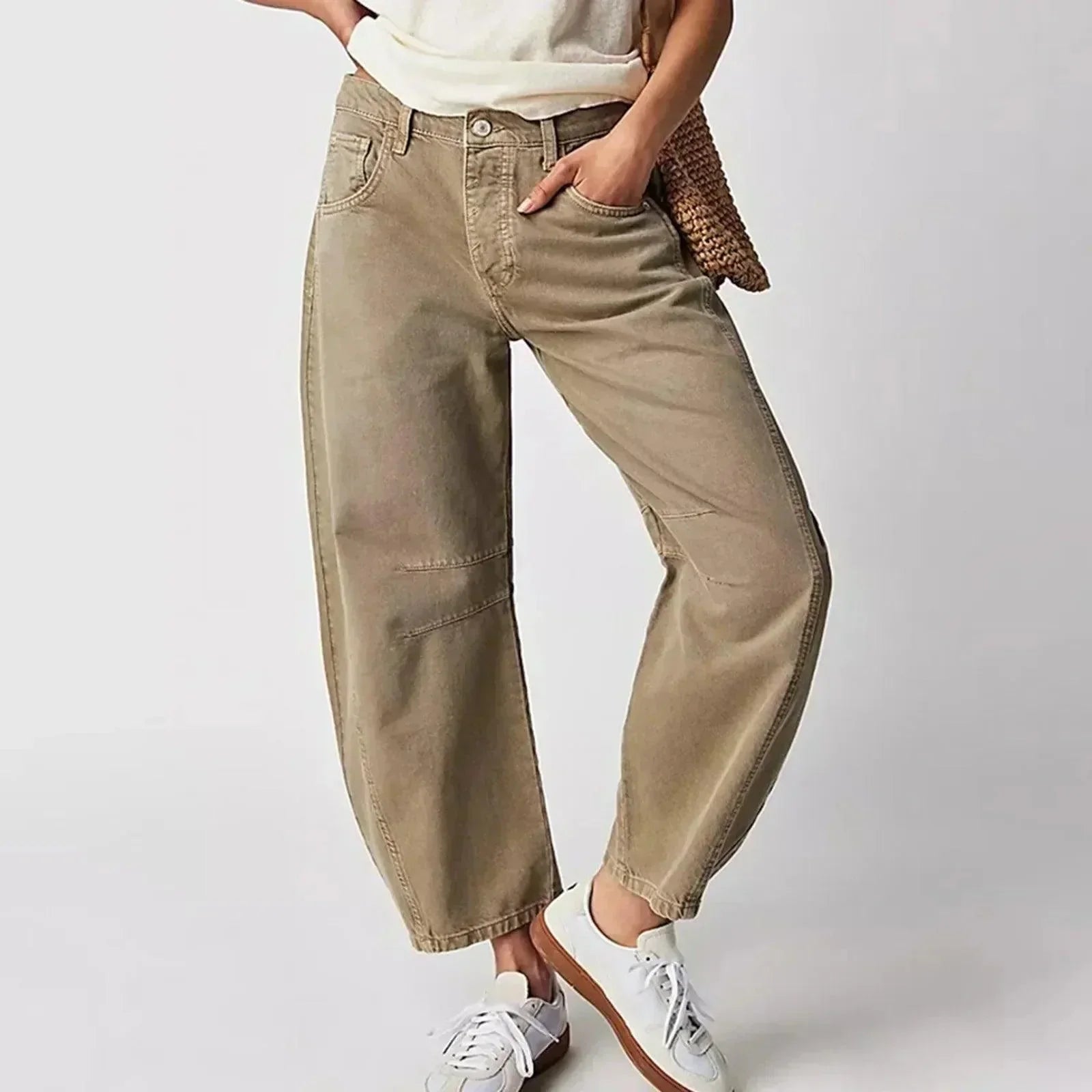 Wide Leg High-Waisted Jeans for Women - Sofia Maris