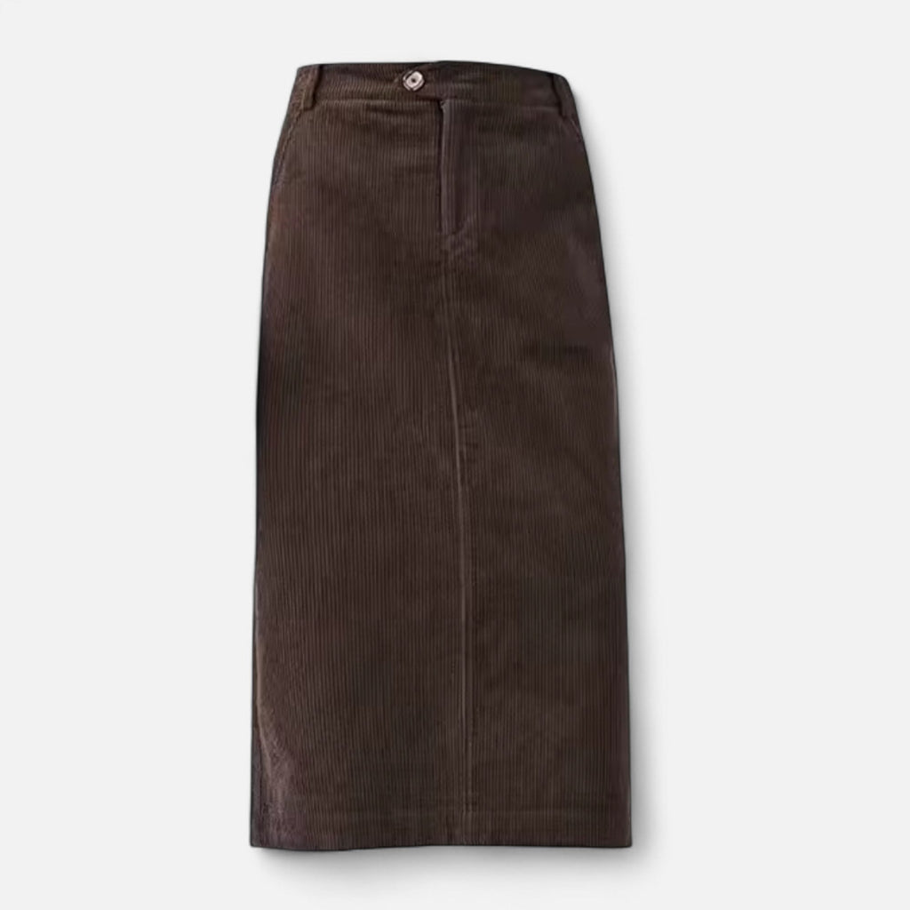 Sofia Maris | Women's Elegant Corduroy Skirt