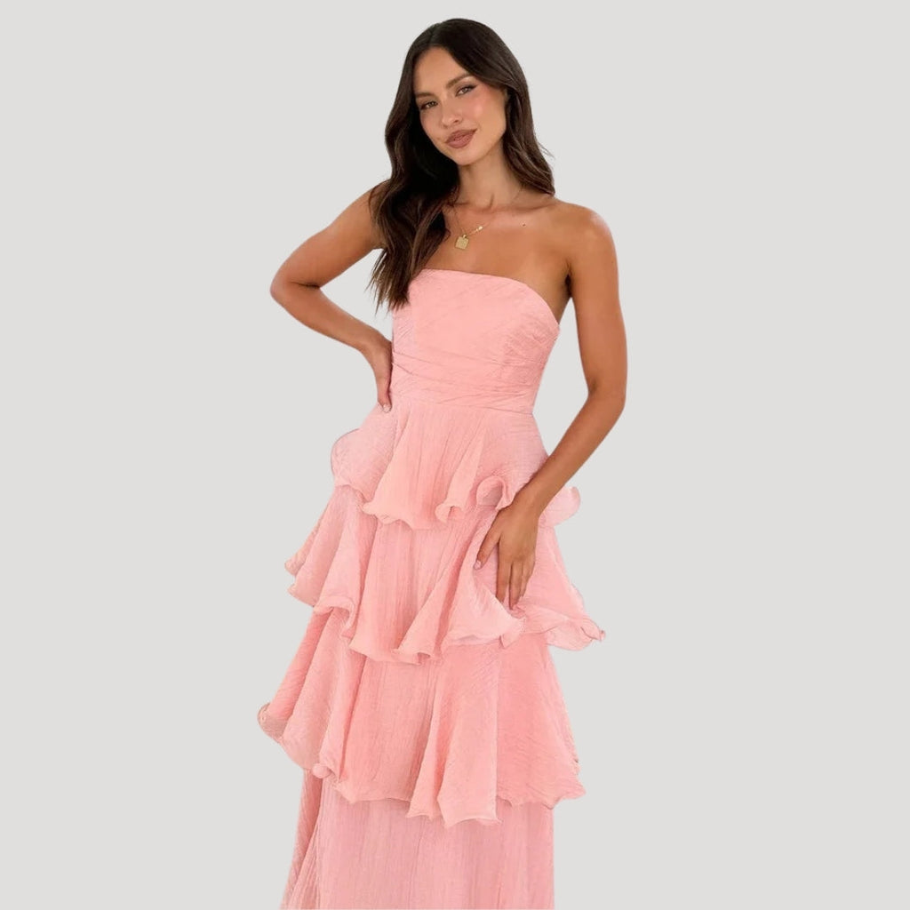 Strapless Maxi Dress – Effortless Elegance for Summer Occasions