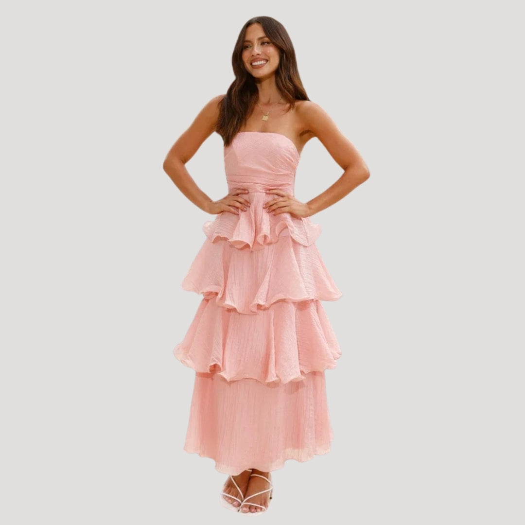 Strapless Maxi Dress – Effortless Elegance for Summer Occasions