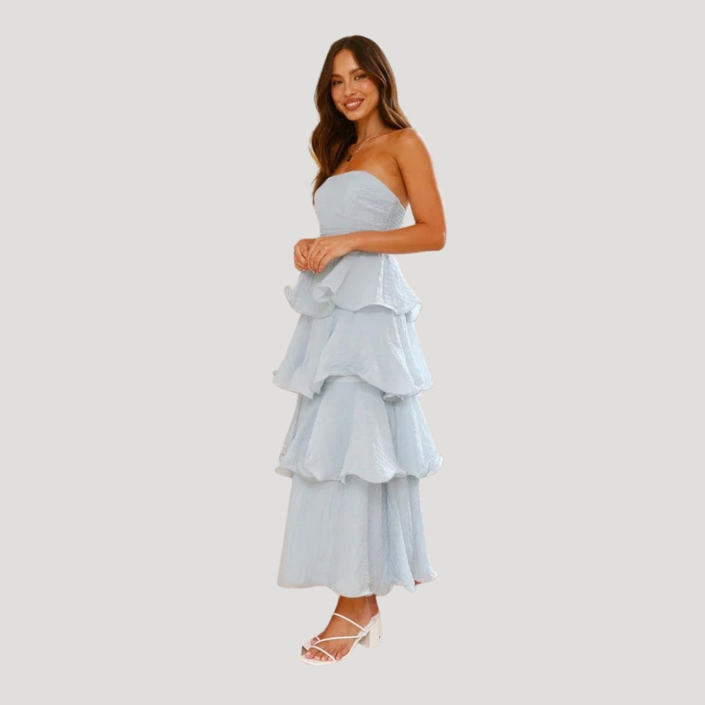 Strapless Maxi Dress – Effortless Elegance for Summer Occasions
