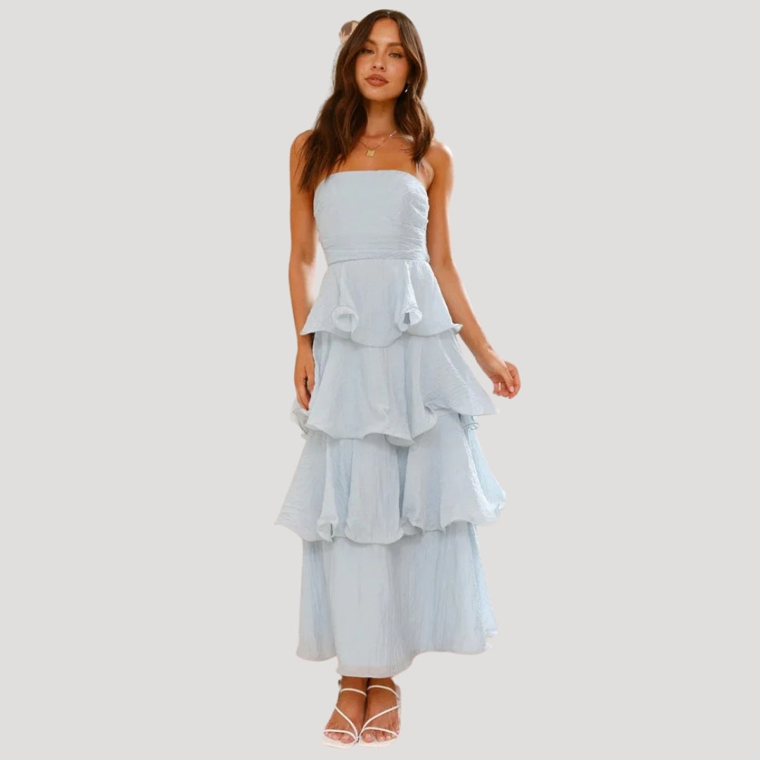 Strapless Maxi Dress – Effortless Elegance for Summer Occasions