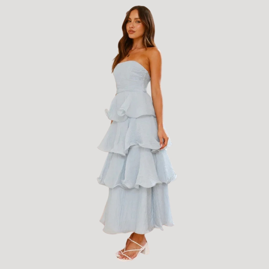 Strapless Maxi Dress – Effortless Elegance for Summer Occasions