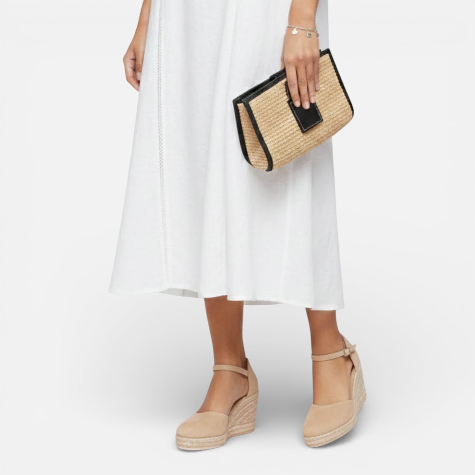 Women’s Comfortable Wedge Sandals Closed Toe Ankle Strap