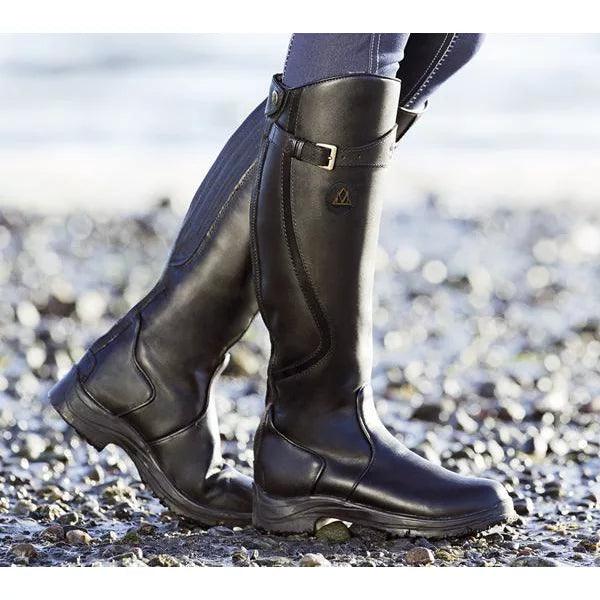 Sofia Maris Waterproof Leather Winter Riding Boots for Women