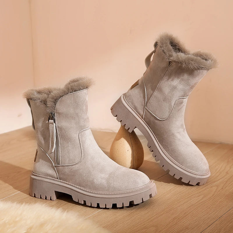 Sofia Maris Women's Fur Winter Boots