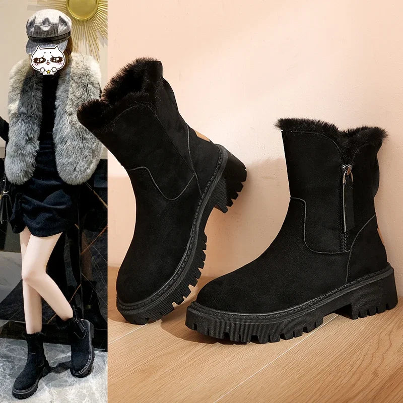 Sofia Maris Women's Fur Winter Boots