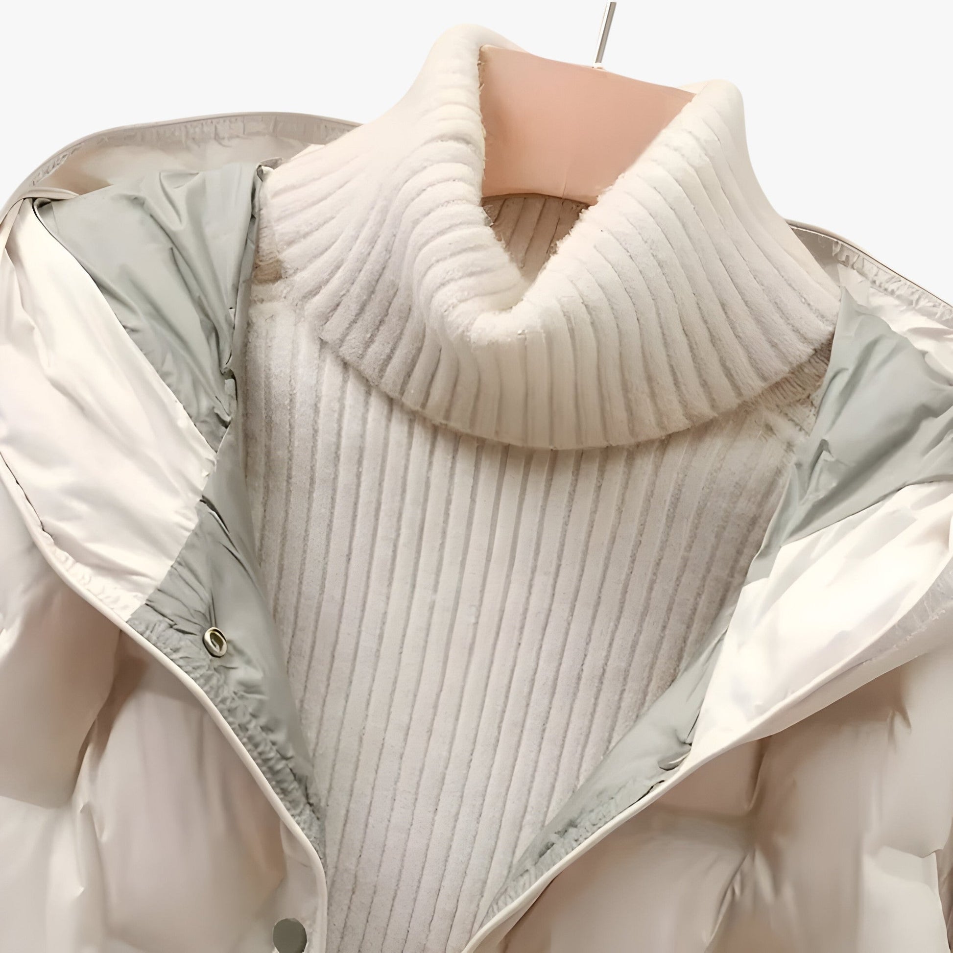 Women’s Hooded Insulated Jacket – Relaxed Winter Silhouette with Quilted Design for Everyday Wear