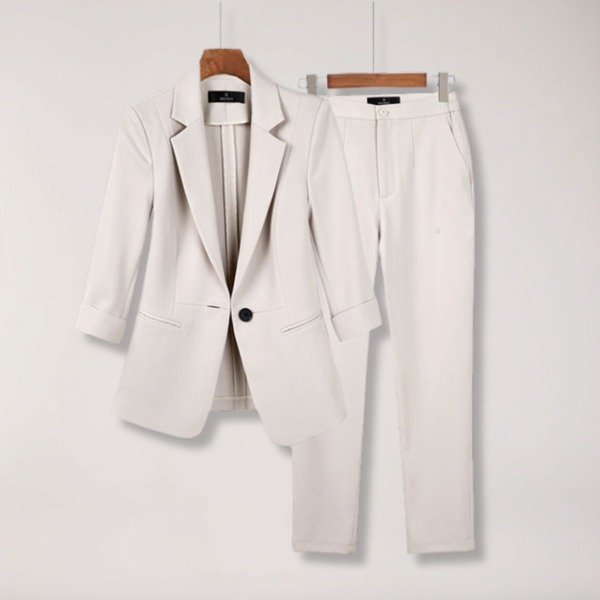 Women’s Tailored Blazer and Trousers – Two-Piece Suit Set for Work and Formal Events - Sofia Maris