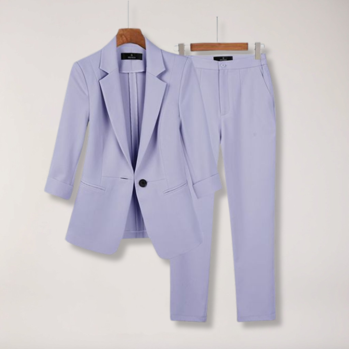 Women’s Tailored Blazer and Trousers – Two-Piece Suit Set for Work and Formal Events - Sofia Maris