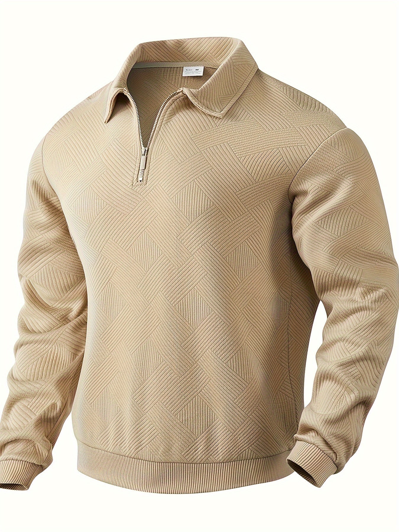 Max - Men's Stylish Quarter Zip Sweater