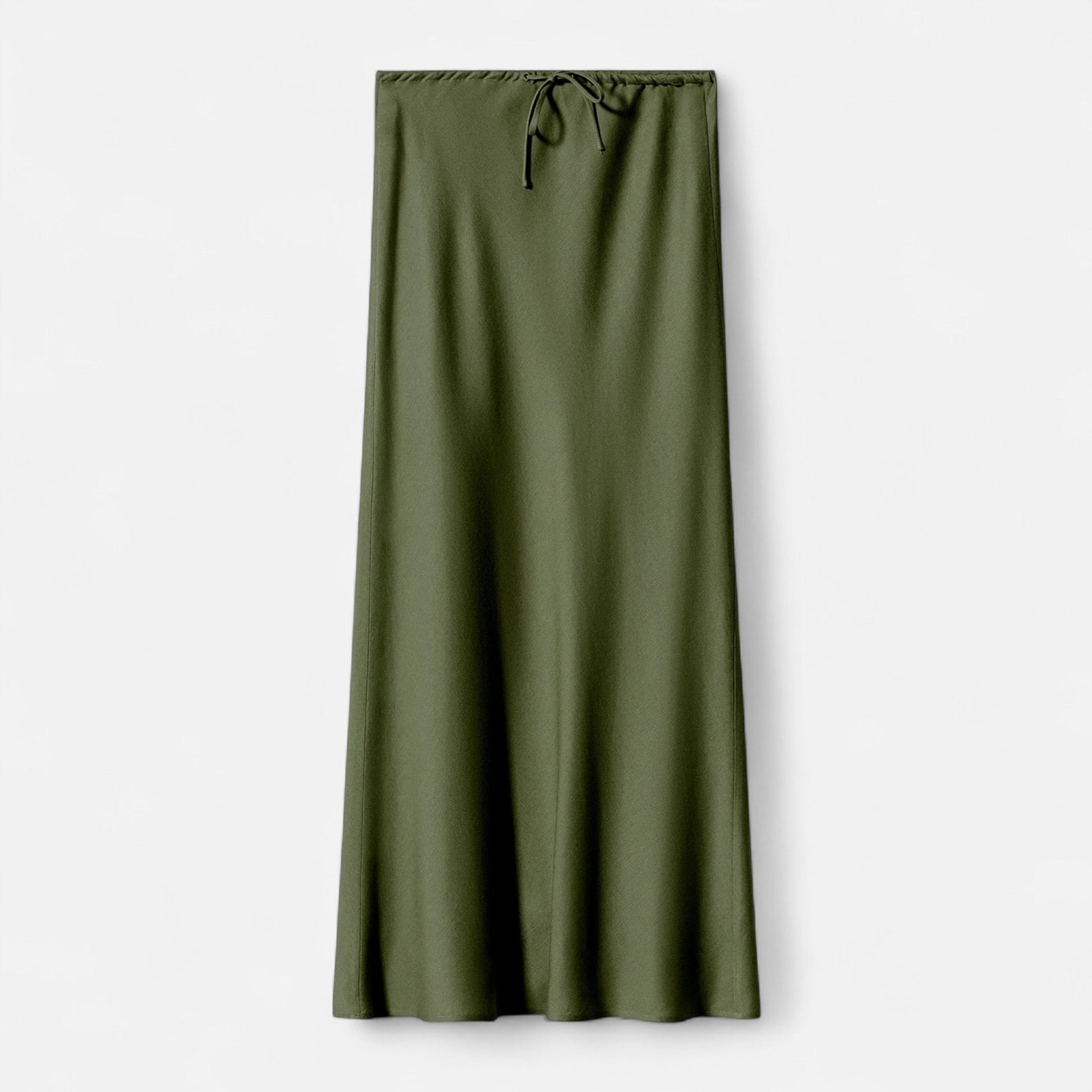 Women's Elegant High-Waist Satin Skirt - Sofia Maris