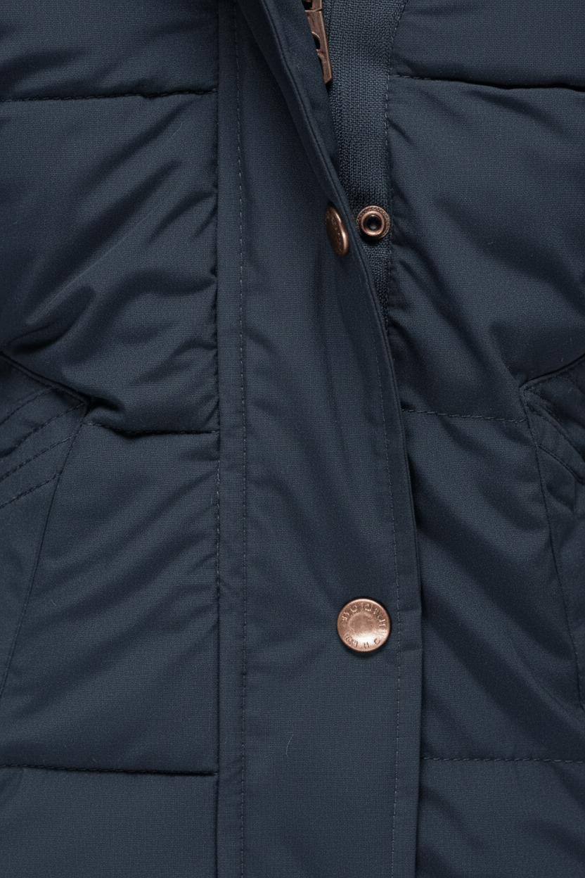 Colleen – Women’s Down Puffer Jacket with Faux Fur Hood - Sofia Maris