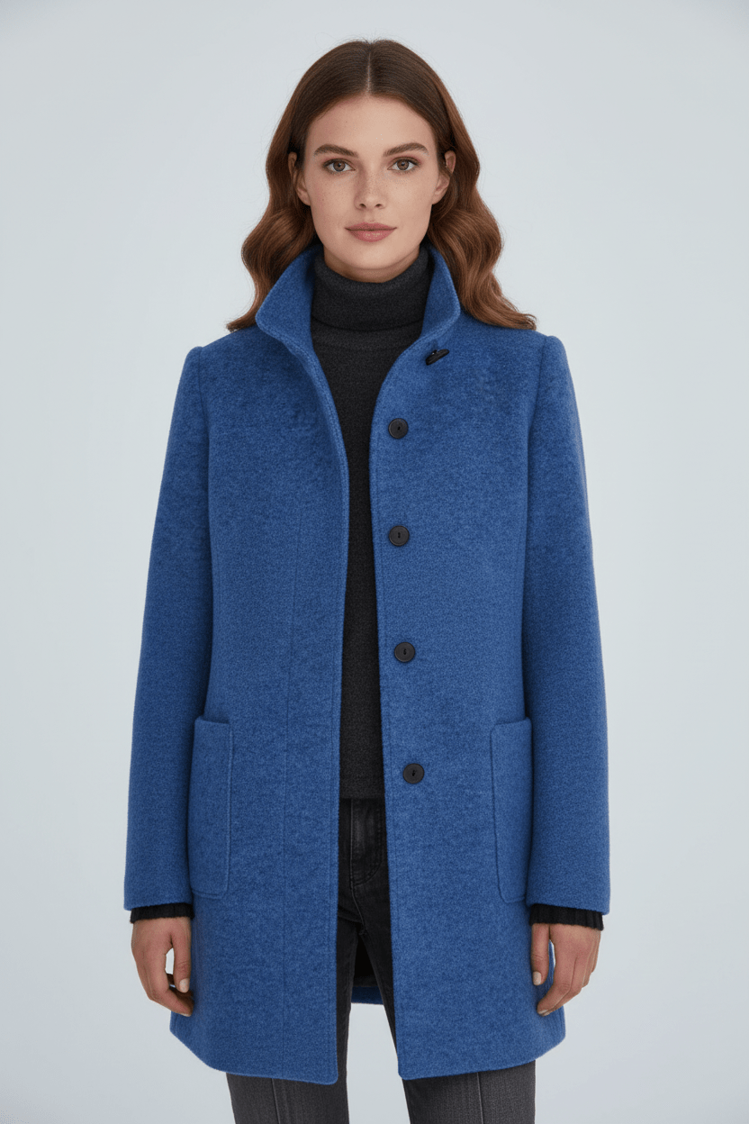 Elara Women’s Wool Blend Coat - Sofia Maris