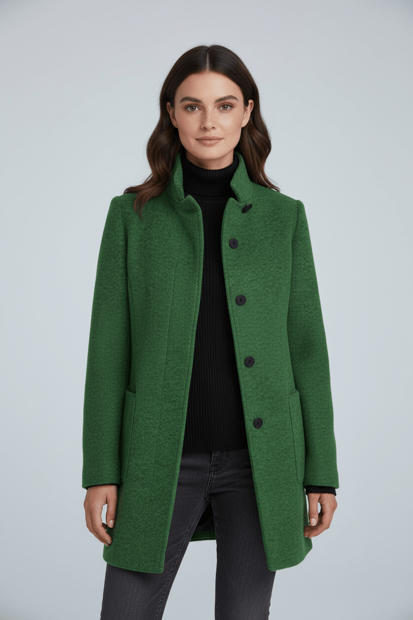 Elara Women’s Wool Blend Coat - Sofia Maris